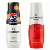 Lot de 2 concentrés et sirops pour eau. Sodastream Pepsi MAX Mangue + Cola