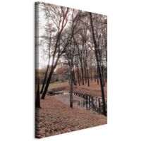 Peinture - Promenade d'automne (1 partie) verticale
