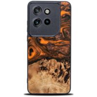 Étui Bewood Unique pour Motorola Edge 50 Neo - Orange