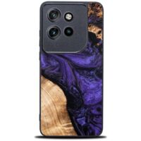 Étui Bewood Unique pour Motorola Edge 50 Neo - Violet