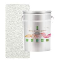 Enduit silicone blanc pour façades extérieures 1,5 mm, qualité supérieure, 15 kg