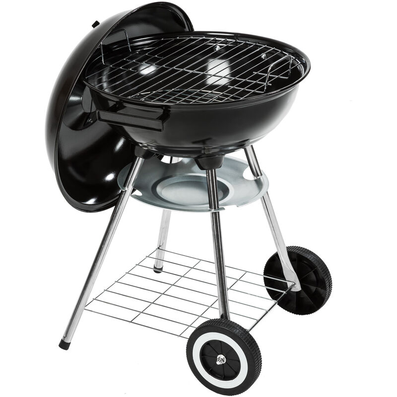 barbecue Ø 41,5cm, zincato, con rotelle - barbecue da giardino, barbecue  online, bbq online