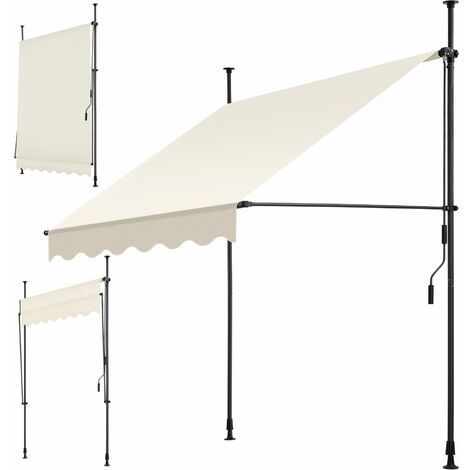 Manovella Per Tenda Da Sole - Asta Bianca Da 150 Cm Con Impugnatura In Plastica - Foto 12