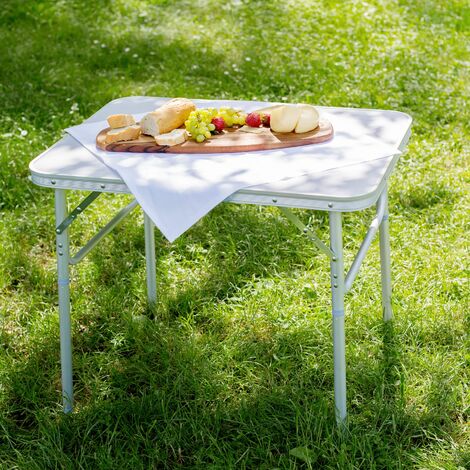 tavolo da camping in alluminio 75x55x68cm, pieghevole - tavolo da campeggio,  tavolo campeggio, tavolo pieghevole campeggio