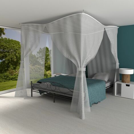 Zanzariera Letto Matrimoniale 60X250X1200cm Universale Forma a Cupola