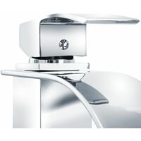 rubinetto alto effetto cascata, modello 1 - miscelatore cucina, miscelatore lavabo, miscelatore bagno