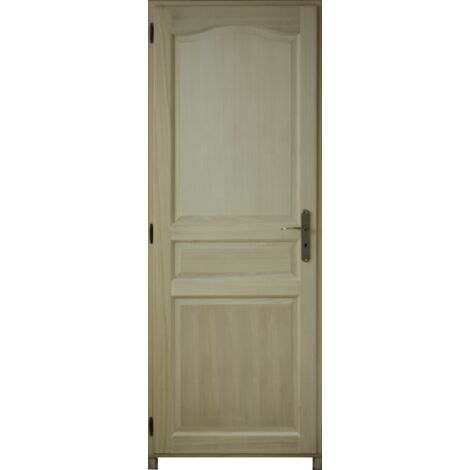 Bloque de puerta de Paulownia Ancho de sombrero transversal 63 Derecha (1/2)