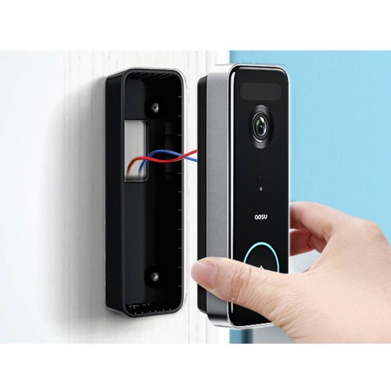 Sonnette Vidéo - IEGEEK - 2K - Sans Fil - Étanche IP66 - Détection de Sonnette Vidéo - IEGEEK - 2K - Sans Fil - Étanche IP66 - Détection de