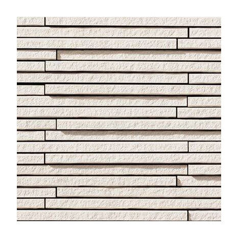 Mosaïque de grès cérame Zen INAX SENTOUSAI - White  boîte de 0.64 m2  -  Blanc - boîte de 0.64 m2
