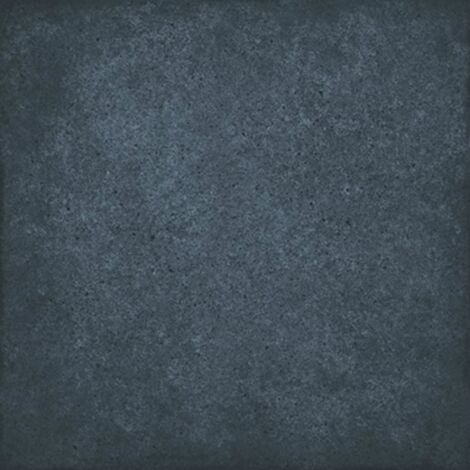Carrelage effet carreau ciment ART NOUVEAU UNI 20x20cm Bleu foncé - Mat - boîte de 1 m2 20x20 cm Navy blue -  - boîte de 1 m2