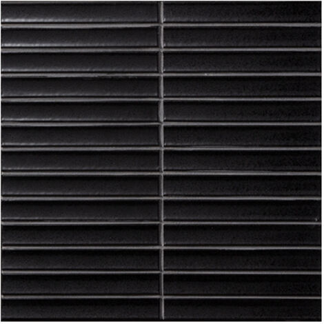 Mosaïque de grès cérame Zen INAX YUKI BORDER - Black boîte de 1.01 m2 - - boîte de 1.01 m2