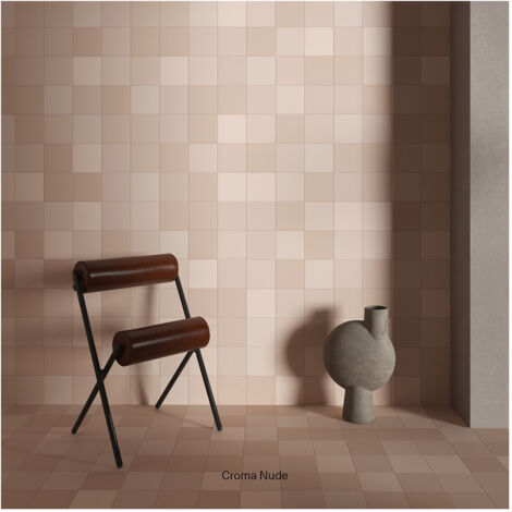 Carrelage effet camaïeu CROMA 15x15cm  Nude  Nude -  - boîte de  m2