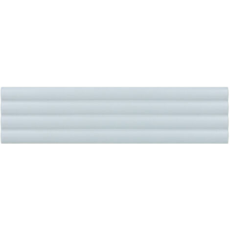 Carrelage mural faïence effet relief RYTHM 20x5cm 20x5cm Cloud Baby blue - Mat - boîte de 0.38 m2 20 x 5 cm Cloud Baby blue - Mat - boîte de 0.42 m2