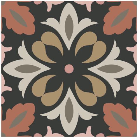 Carrelage effet carreau de ciment GARDEN 15x15cm GARDEN DAY - boîte de 0.50 m2 15x15 cm GARDEN DAY - - boîte de 0.59 m2
