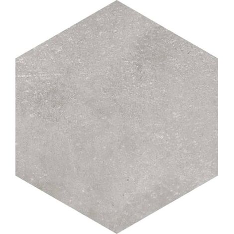 Carrelage effet ciment Rift hexagone Hexagone 26.6x23cm Gris - Mat - boîte de 0.50 m2 Hexagone 26.6x23 cm Gris - Mat - boîte de 0.50 m2