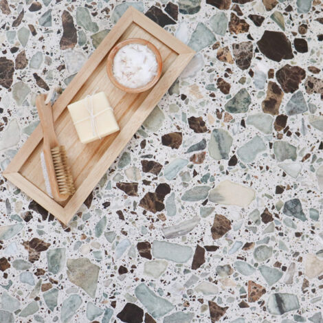 Véritable Carreau Terrazzo OVIEDO 30x30 cm boîte de 0.99m2 Adouci - Gioia Materia (1/2)