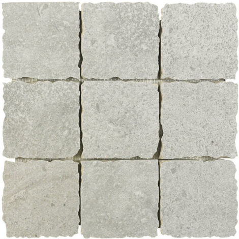 Carrelage effet pierre CAREA Mosaïque 10x10cm Gris - Naturel - boîte de 0.45 m2 - Mosaïque 10x10cm Gris - boîte de 0.45 m2 - Mosaïque 1 Mosaïque 10x1