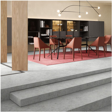 Carrelage effet pierre ARCO 60x60 cm Gray - Anti-dérapant Classe 3 - 60x60 cm Gray - Anti-dérapant Classe 3 - boîte de m2