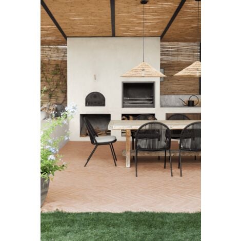 Carrelage TERRE CUITE NATURELLE BRUTE FORMAT RECTANGLE 60 x 20 x 2.5 cm boîte de 0.60 m2  - Gioia Materia