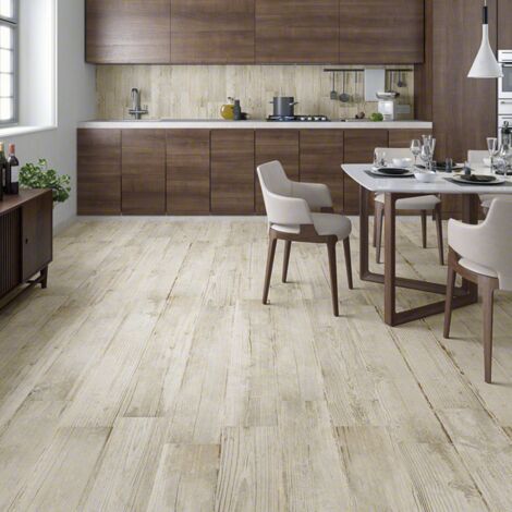 Carrelage effet parquet SMOKEWOOD 120x19.4cm Gris - Anti-dérapant - boîte de 0.93 m2 120x19.4 cm Gris - Anti-dérapant - boîte de 0.93 m2