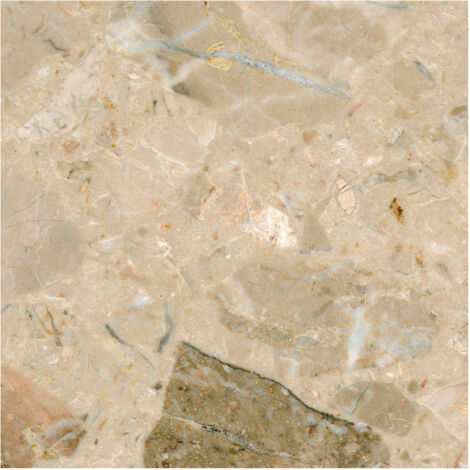 Marbre composite résine COMPOMARBLE BRECCIA AURORA - 40x40 cm  - Satiné - - 40x40 cm  - Satiné - boîte de  m2
