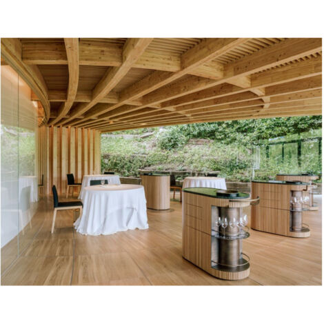 Carrelage effet parquet ETERNAL WOOD 120x5 cm Eternal miel 120x5 cm Eternal miel -  - boîte de  m2