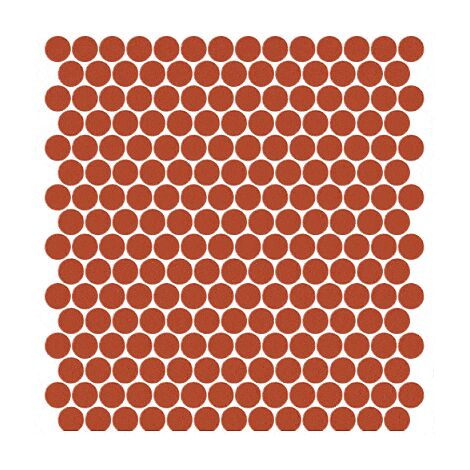 Mosaïque pâte de verre UNICOLOR ROND Ø2.3cm couleur : 172 Anti-dérapant Classe 3 boite de 2 m2 - voir nuancier, beaucoup de couleurs sont disponibles