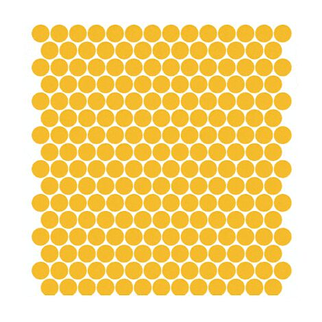 Mosaïque pâte de verre UNICOLOR ROND Ø2.3cm couleur : 231 Satiné boite de 2 m2 - voir nuancier, beaucoup de couleurs sont disponibles) couleur : 231