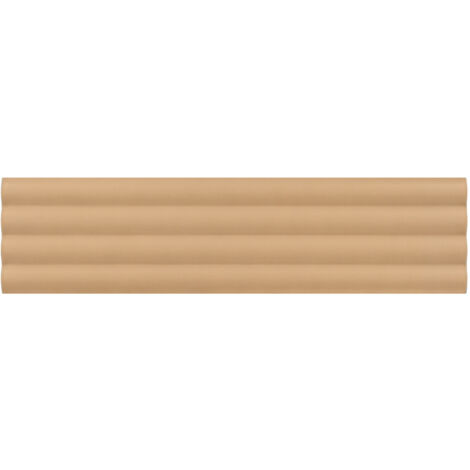 Carrelage mural faïence effet relief RYTHM 20x5cm 20x5cm Cloud Straw - Mat - boîte de 0.38 m2 20 x 5 cm Cloud Straw - Mat - boîte de 0.42 m2