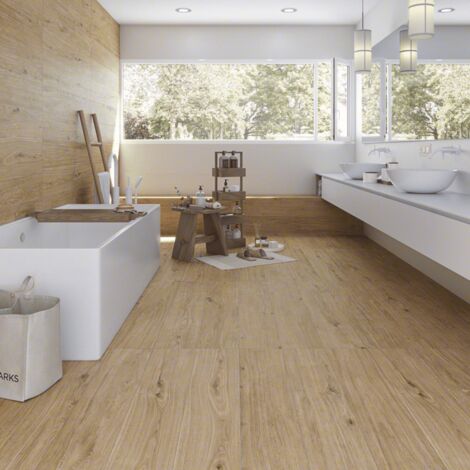 Carrelage effet parquet FINCA 120x19.4cm Amande - Mat - boîte de 0.93 m2 120x19.4 cm Amande - Mat - boîte de 0.93 m2