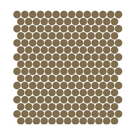 Mosaïque pâte de verre UNICOLOR ROND Ø2.3cm couleur : 322 Anti-dérapant Classe 3 boite de 2 m2 - voir nuancier, beaucoup de couleurs sont disponibles