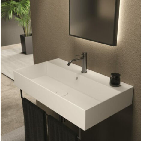 SPY 81x46 Rose mat. avec bonde. 1 trou (1/5)