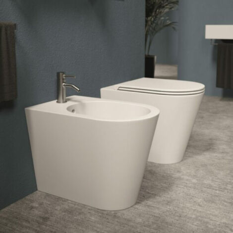 Bidet HIDE Round Rose brillant. sans bonde (1/5)