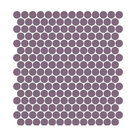 Mosaïque pâte de verre UNICOLOR ROND Ø2.3cm couleur : 251 Satiné boite de 2 m2 - voir nuancier, beaucoup de couleurs sont disponibles) couleur : 251
