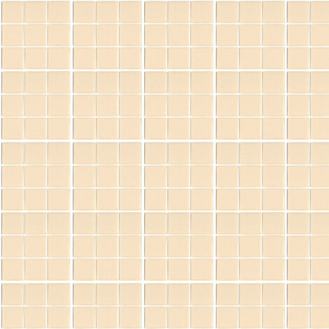 Mosaïque pâte de verre UNICOLOR CARRÉ 2.3x2.3cm couleur : 333 Satiné boite de 2 m2 - voir nuancier, beaucoup de couleurs sont disponibles) couleur :