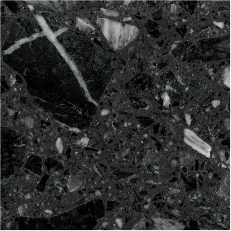 Marbre composite résine COMPOMARBLE GRIGIO CARNICO - 40x40 cm - Brillant - - 40x40 cm - Brillant / Poli - boîte de m2
