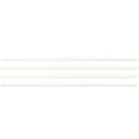Carrelage mural faïence effet relief RYTHM 20x5cm 20x5cm Cloud White - Brillant - boîte de 0.38 m2 20 x 5 cm Cloud White - Brillant / Poli - boîte de