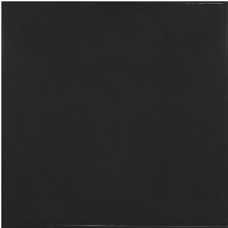Carrelage mural faience effet zellige VILLAGE 13,2x13,2 cm Black - Brillant / Poli - boîte de 1 m2