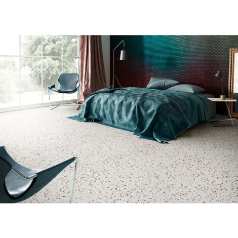 Plinthes pour Plinthes pour Carrelage effet terrazzo District South - Blanc - Plinthe 60x7.5cm boîte de 7.20 ml - Blanc - Blanc - Plinthe 60x7.5 cm b