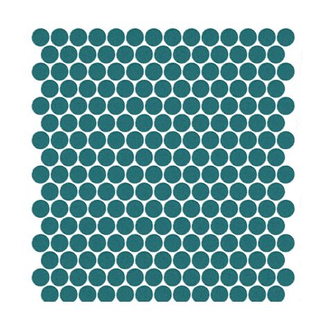 Mosaïque pâte de verre UNICOLOR ROND Ø2.3cm couleur : 127 Anti-dérapant Classe 3 boite de 2 m2 - voir nuancier, beaucoup de couleurs sont disponibles