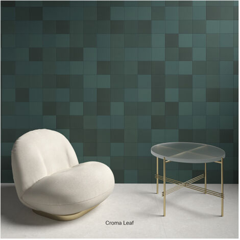Carrelage effet camaïeu CROMA 15x15cm  Leaf  Leaf -  - boîte de  m2
