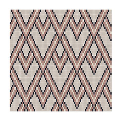 Mosaïque pâte de verre DOPPEL DESIGN  boite de 1 m2  boite de 1 m2 -  Spitze 1 - boîte de 1 m2