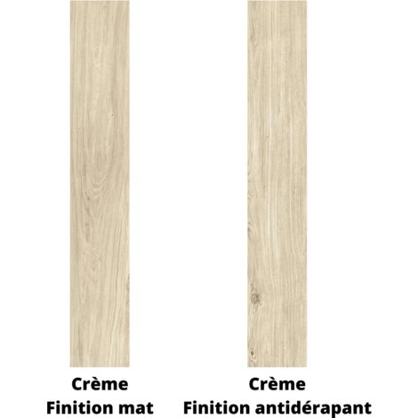 Carrelage effet parquet FINCA 120x19.4cm Crème - Sable - Anti-dérapant - boîte de 0.93 m2 120x19.4 cm Crème - Sable - Anti-dérapant - boîte de 0.93 m