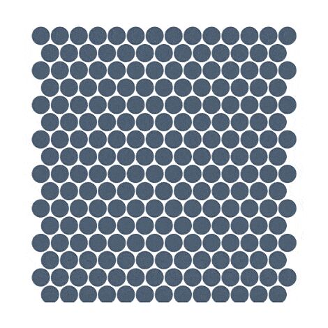 Mosaïque pâte de verre UNICOLOR ROND Ø2.3cm couleur : 318 Anti-dérapant Classe 3 boite de 2 m2 - voir nuancier, beaucoup de couleurs sont disponibles