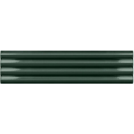 Carrelage mural faïence effet relief RYTHM 20x5cm 20x5cm Waffle Laurel green - Brillant - boîte de 0.38 m2 20 x 5 cm Waffle Laurel green - Brillant /