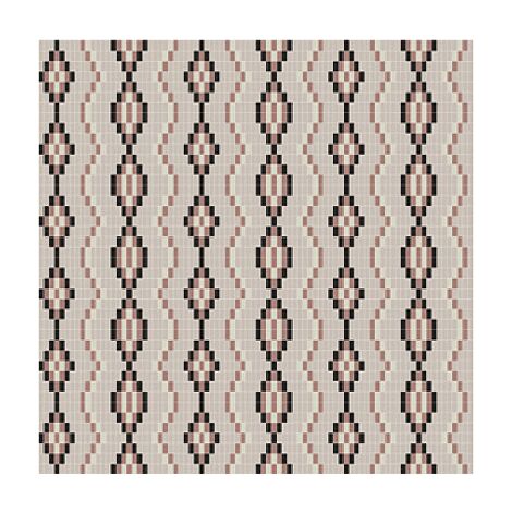 Mosaïque pâte de verre DOPPEL DESIGN  boite de 1 m2  boite de 1 m2 -  Wellen 3 - boîte de 1 m2