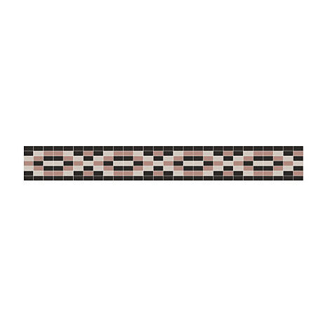 Mosaïque pâte de verre DOPPEL DESIGN Frise boite de 6 m2 boite de 0.95 m2 - Kreis 2 - boîte de 0.95 m2