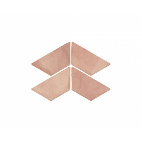 Carrelage TERRE CUITE NATURELLE BRUTE FORMATS SPECIAUX Trapèze - 22x9.5x2cm boîte de 0.26 m2  - Gioia Materia Trapèze - 22x9.5x2cm boîte de 0.26 m2