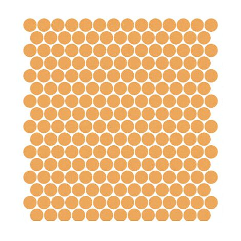 Mosaïque pâte de verre UNICOLOR ROND Ø2.3cm couleur : 326 Satiné boite de 2 m2 - voir nuancier, beaucoup de couleurs sont disponibles) couleur : 326