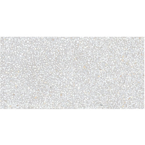 Carrelage effet terrazzo PORTOFINO 120x120cm Gris clair - Semi-Poli / Lappato - boîte de 1.44 m2 120x120 cm Gris clair - Semi-Poli / Lappato - boîte